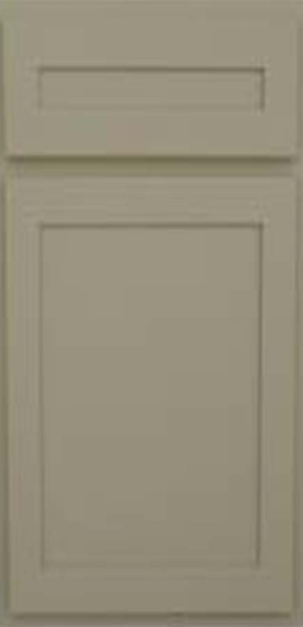 Castleton painted shaker cabinet door and drawer front in sage green
