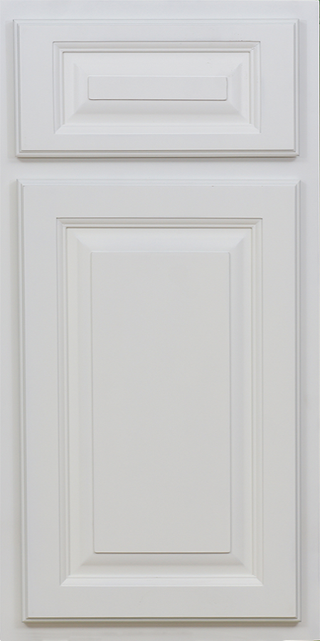 Brae traditional raised-panel cabinet door and drawer front in white
